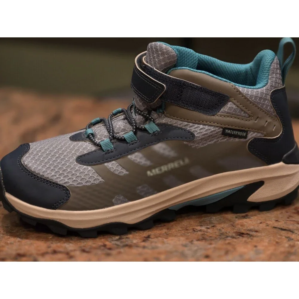 Merrell® Big Kids 6.0 Moab Speed 2 Low A/C Waterproof Hiking Shoes